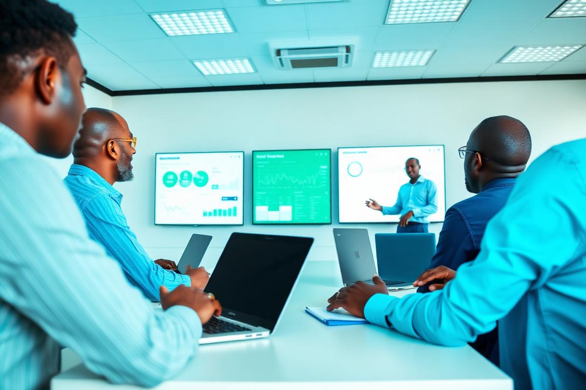 Session de formation professionnelle animée par Congo Expertise